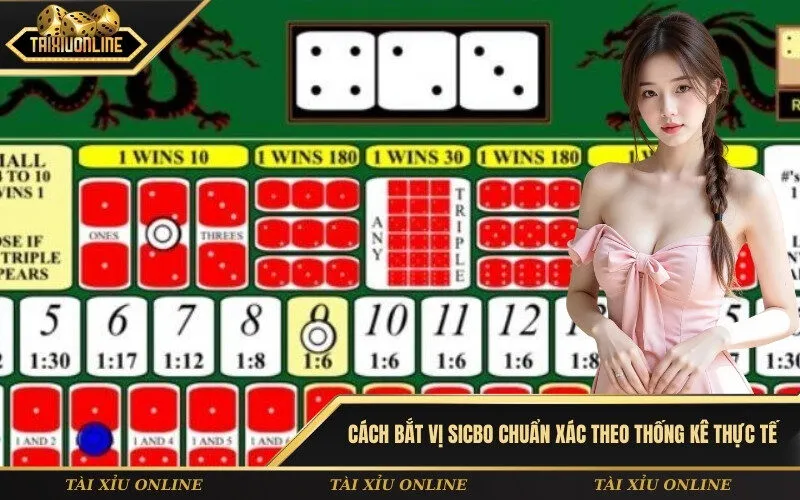 Cách bắt vị Sicbo chuẩn xác theo thống kê thực tế
