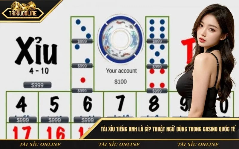 Tài xỉu tiếng Anh là gì Thuật ngữ dùng trong casino quốc tế